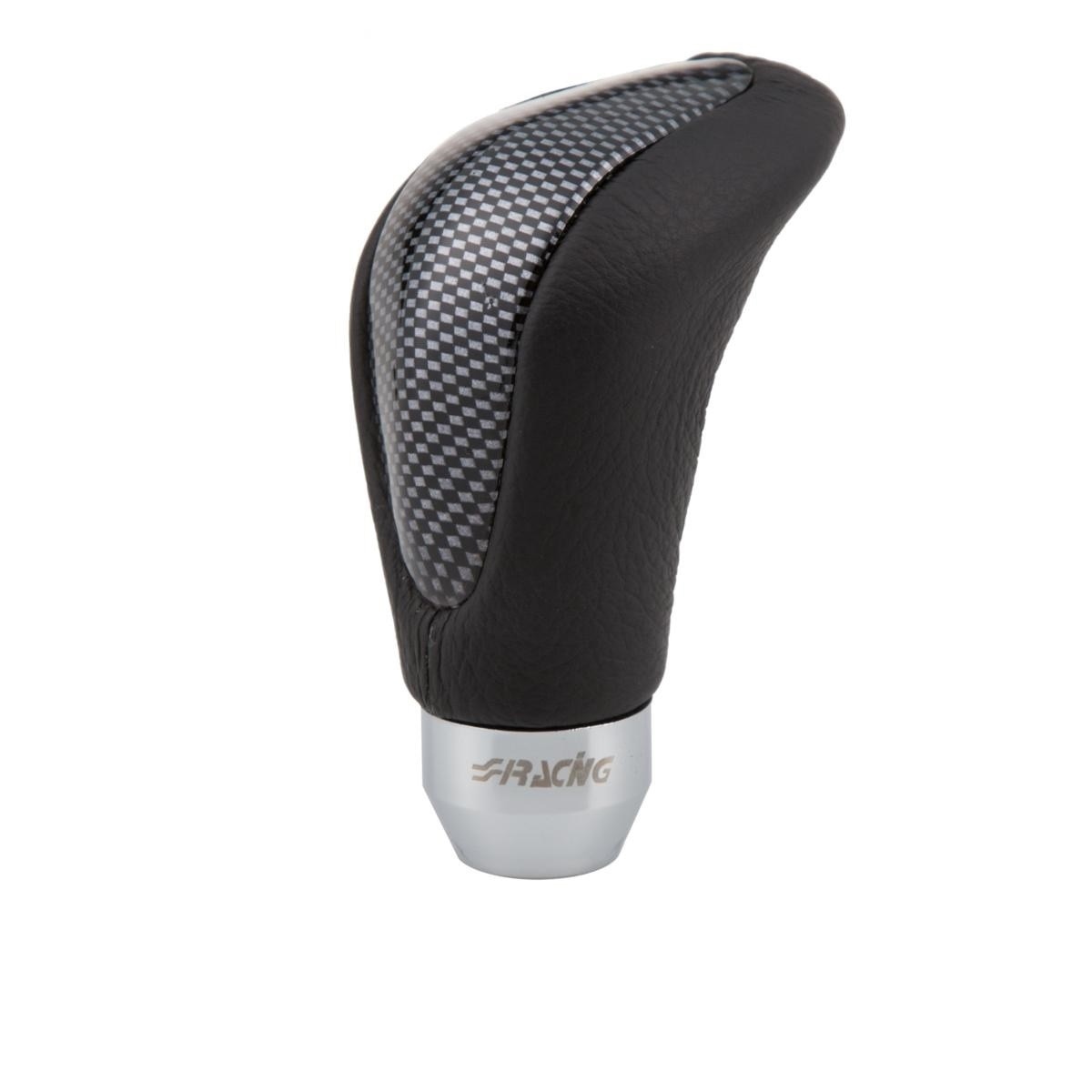 Cap schimbator de viteze Simoni Racing model Grip Carbon piele neagra