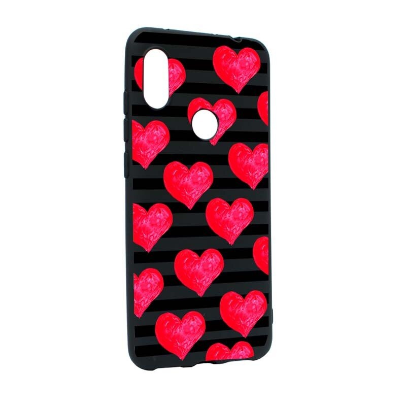 Husa Xiaomi Mi Mix 2S, Silicon, Red Heart B102