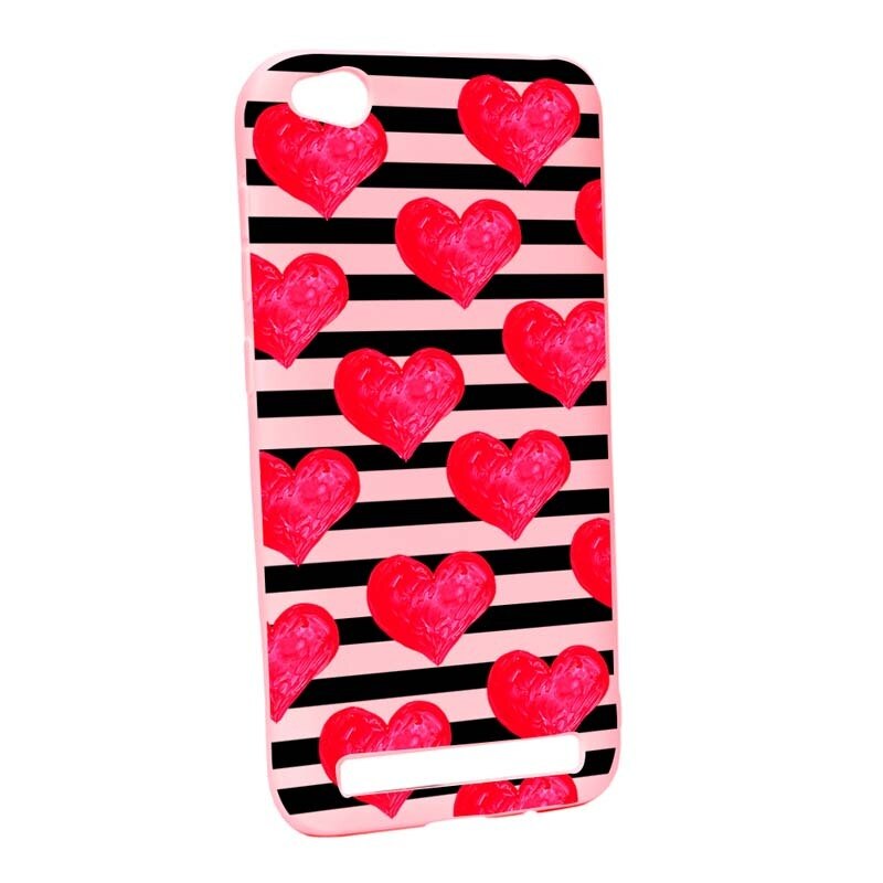 Husa Xiaomi Redmi 5A, Silicon, Red Heart P102