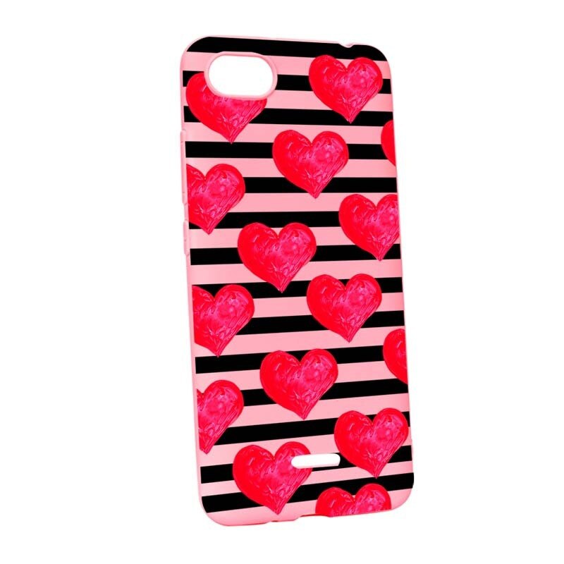 Husa Xiaomi Redmi 6A, Silicon, Red Heart P102