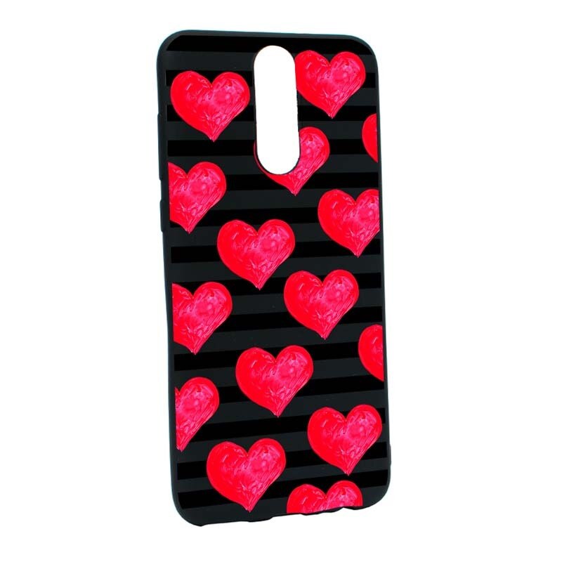 Husa Huawei Mate 10 Lite, Silicon, Red Heart B102