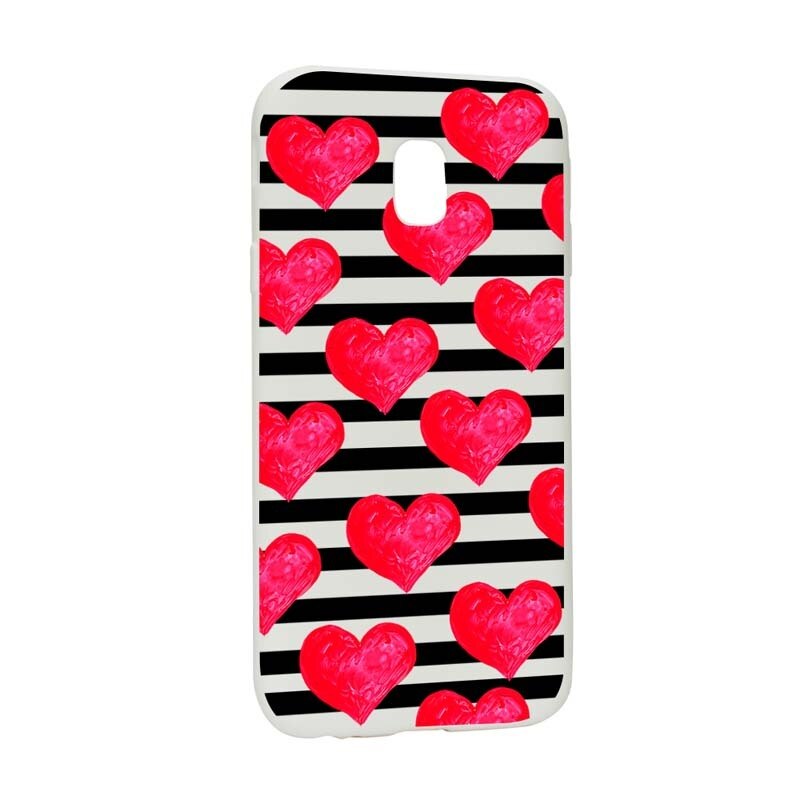 Husa Samsung Galaxy J3 2018, Silicon, Red Heart W102