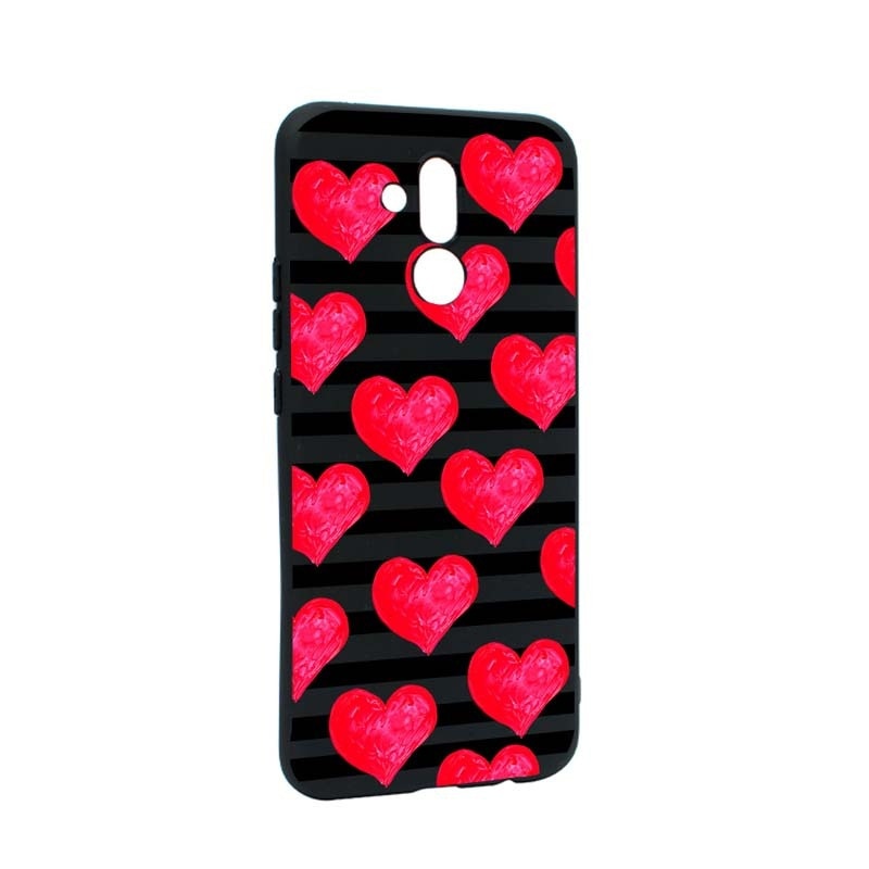 Husa Huawei Mate 20 Lite, Silicon, Red Heart B102