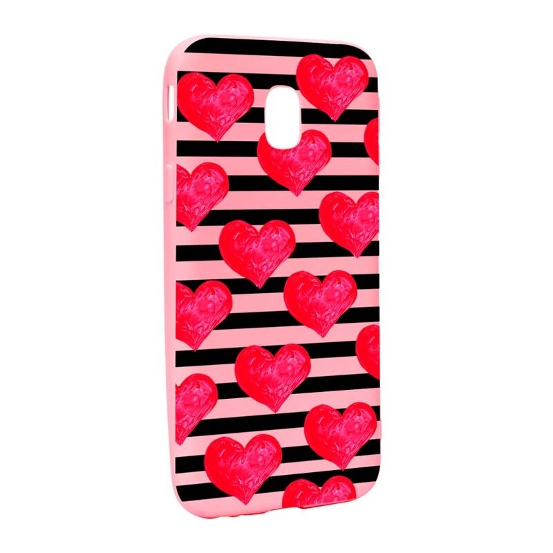 Husa Samsung Galaxy J7 2017, Silicon, Red Heart P102
