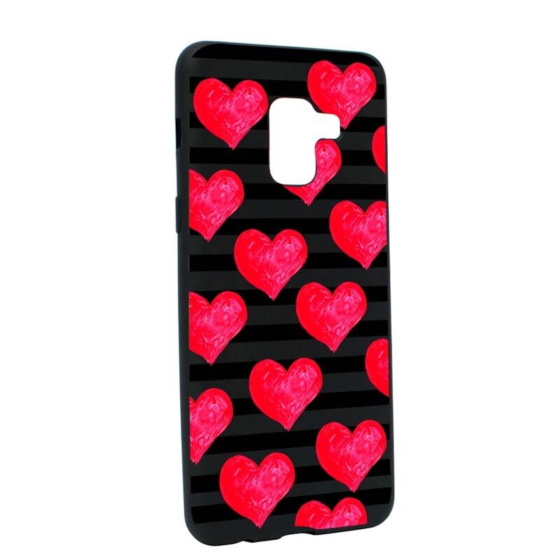 Husa Samsung Galaxy A5 2018, Silicon, Red Heart B102