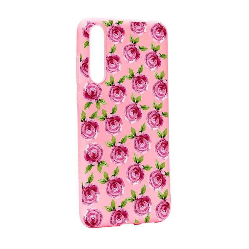 Husa Huawei P20, Silicon, Rose P106