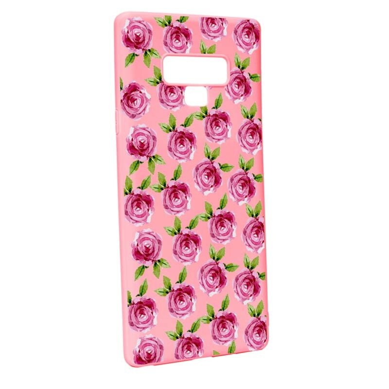 Husa Samsung Galaxy Note 9, Silicon, Rose P106