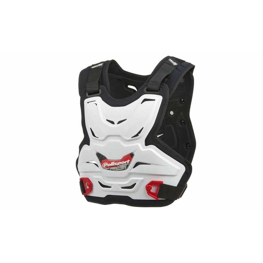 Protectie piept Polisport Phantom Lite, Alb