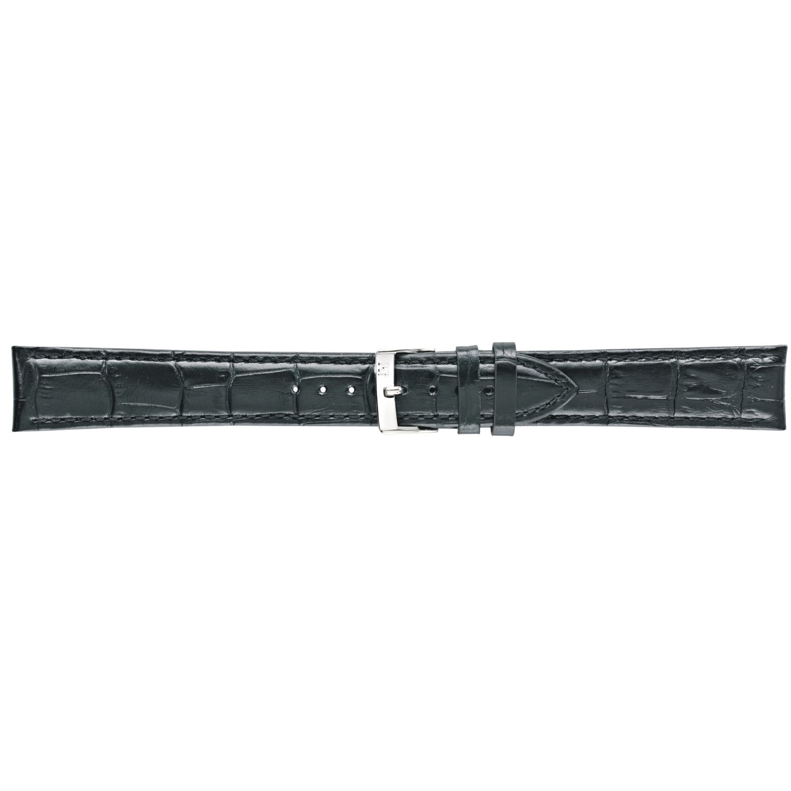 Curea Morellato A01Y2269480019CR24, pentru ceas, neagra, lungime XL, latime 24mm