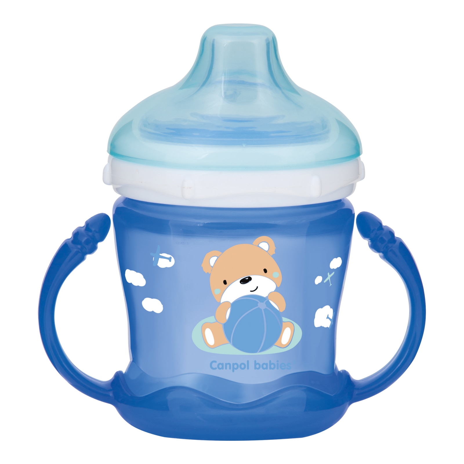 Canita anti-varsare „Sweet Fun“, Canpol babies®, 180 ml, albastru