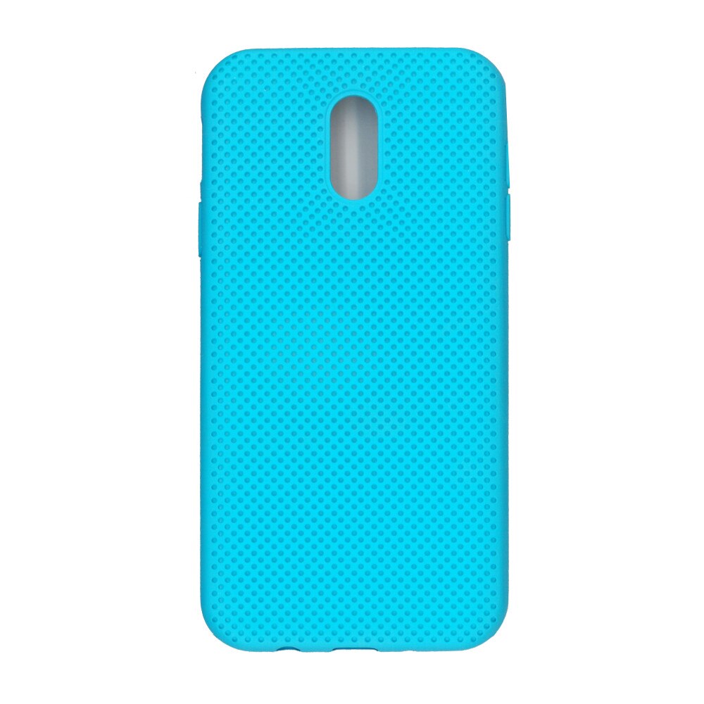 Husa din silicon cu perforatii, Eurocell, pentru Samsung Galaxy J7 2017, bleu