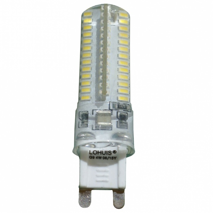 Bec LED Lohuis mini G9 4W lumina rece, AN