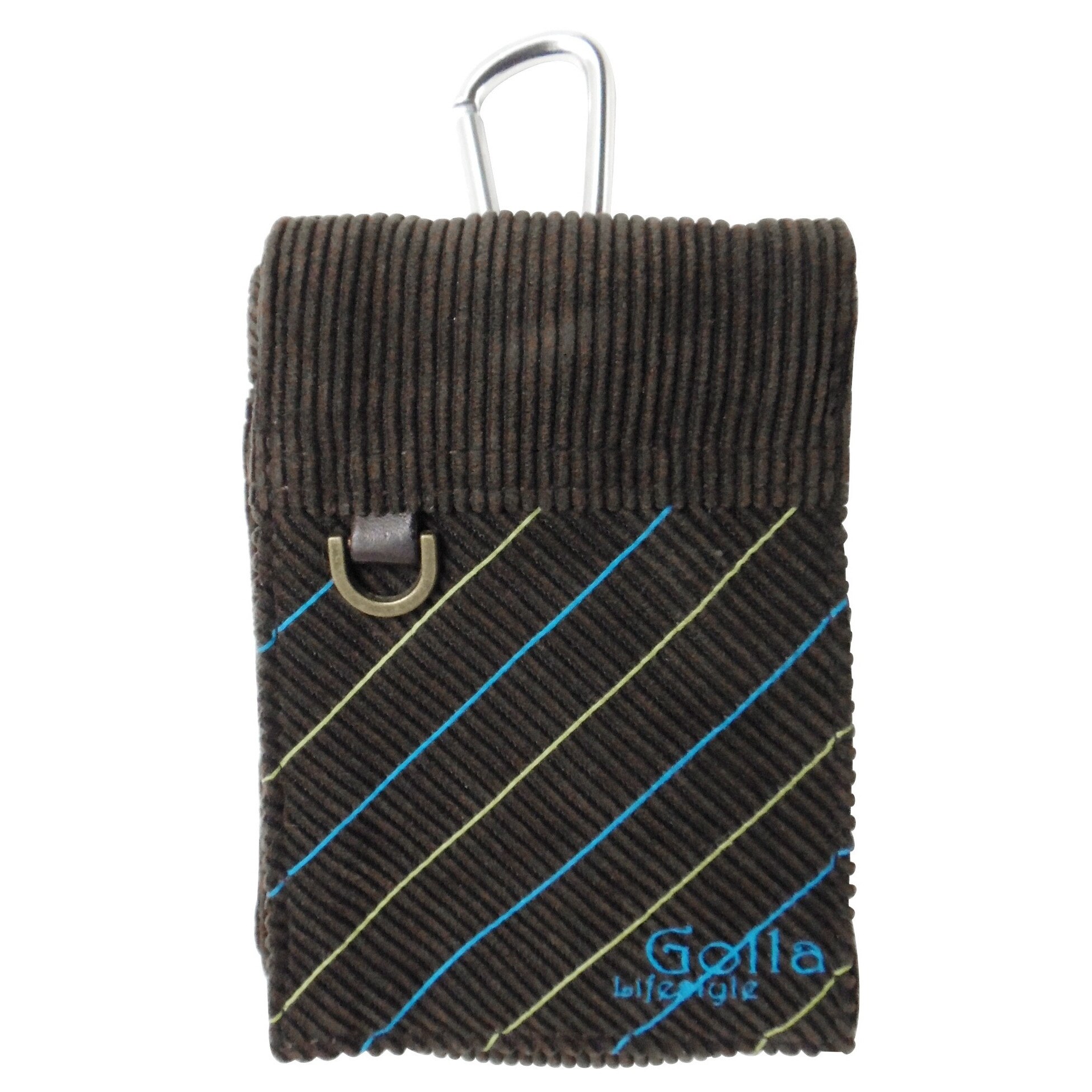 Husa Golla TRAIL CORDUROY G384 tip borseta maro pentru casti, baterie externa