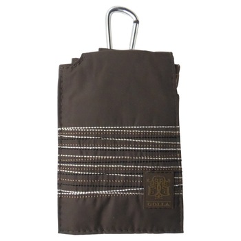 Husa Golla MUSIC CHICO G553 tip borseta maro pentru casti, baterie externa Husa Golla MUSIC CHICO G553 tip borseta maro pentru casti, baterie externa