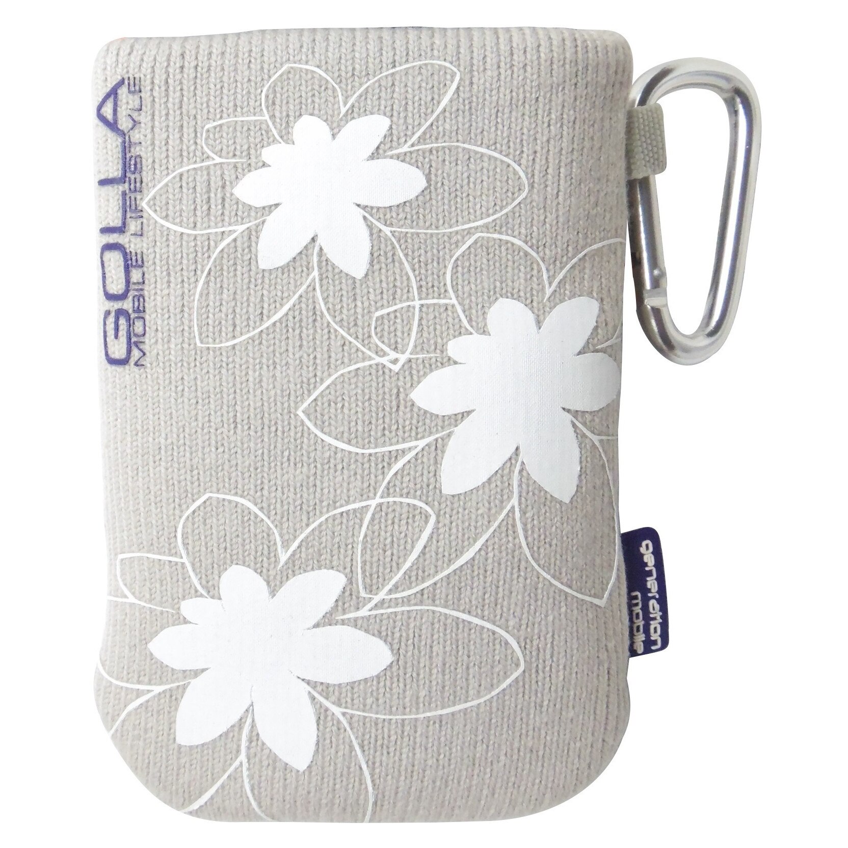Husa Golla CAP BELLA G575 tip pouch gri deschis pentru casti, baterie externa