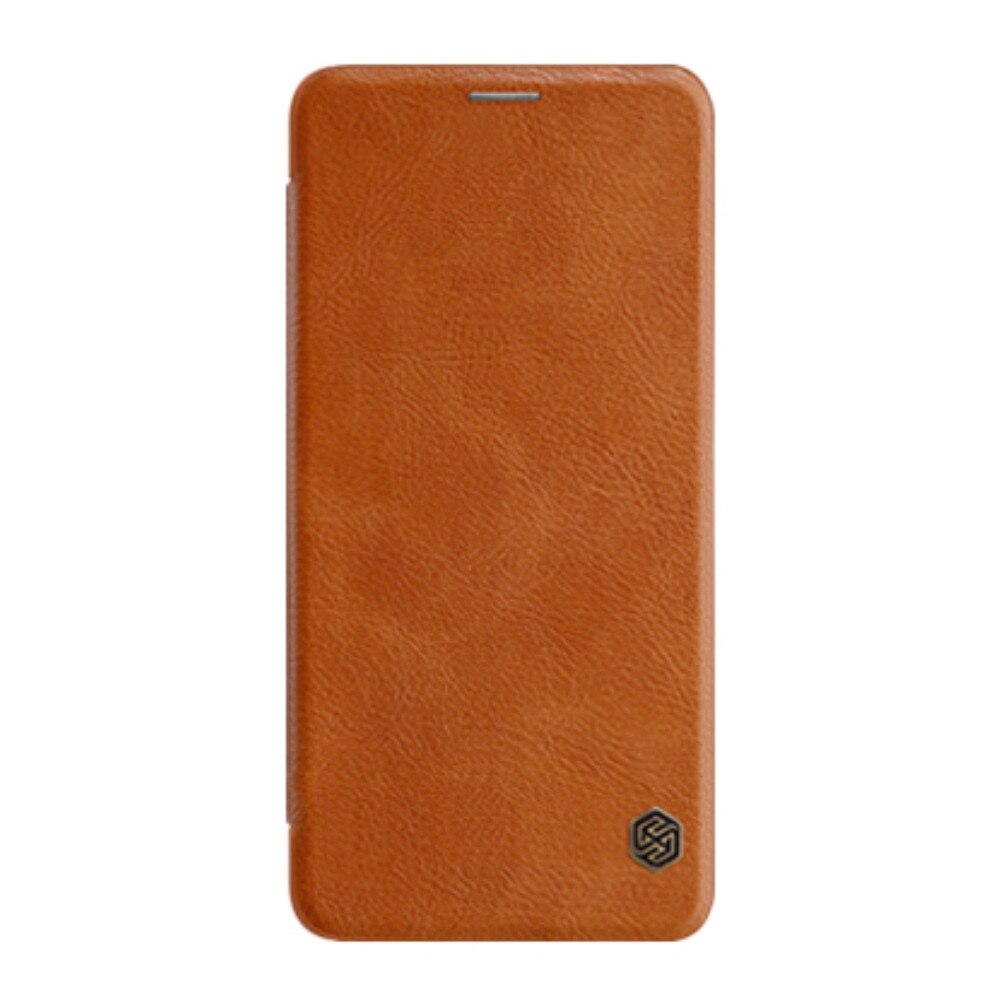 Husa tip carte Nillkin Qin pentru Samsung Galaxy A9 2018, maro