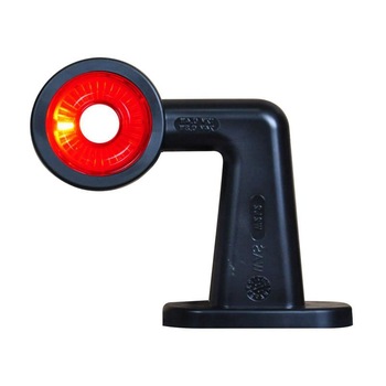 Lampa gabarit cu brat cu cot 90° 125mm, LED, alb-rosie, dreapta, 12-24V, W21.2s 412bcP Was Lampa gabarit cu brat cu cot 90° 125mm, LED, alb-rosie, dreapta, 12-24V, W21.2s 412bcP Was