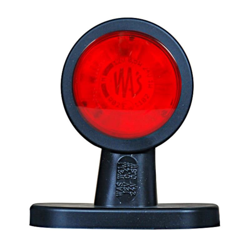 Lampa gabarit cu brat 95mm, LED, alb-rosie, W21.1W 495bc Was