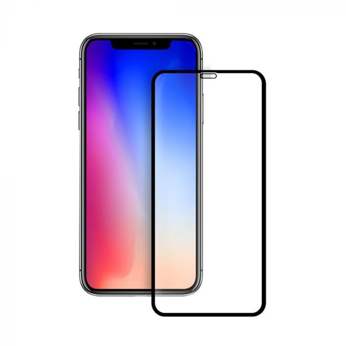 Folie sticla protectie 5D, iPhone XS MAX, Neagra