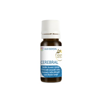 Mix sinergic de uleiuri esentiale naturale, Cerebral, pentru tonifiere si echilibrare cerebrala, 10ml Mix sinergic de uleiuri esentiale naturale, Cerebral, pentru tonifiere si echilibrare cerebrala, 10ml