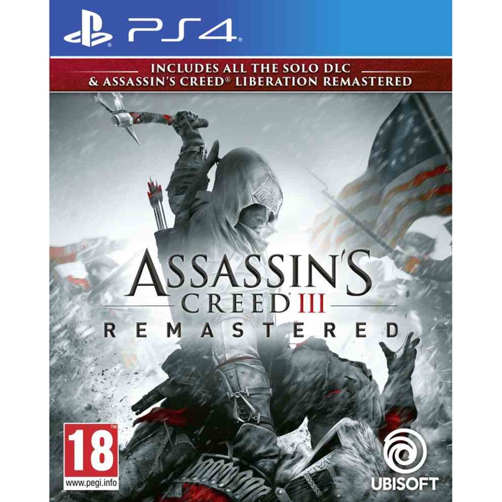 Joc Assassins Creed 3 & Assassins Creed Liberation REMASTER Pack PS4