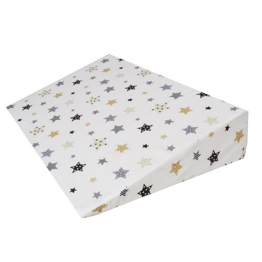 Perna plan inclinat multifunctionala Grey Stars White