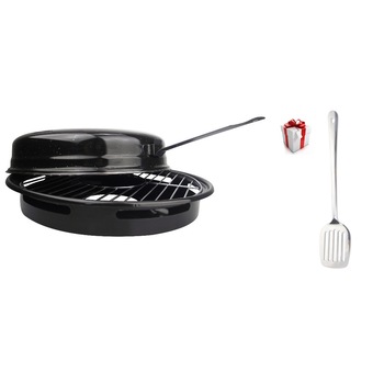 Gratar cu capac pentru aragaz cadou Paleta mare Grunberg, otel inoxidabil JN865/147 Gratar cu capac pentru aragaz cadou Paleta mare Grunberg, otel inoxidabil JN865/147