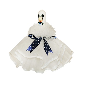 Lumanare pentru botez, alb, 35X5 cm, dae2138 Lumanare pentru botez, alb, 35X5 cm, dae2138