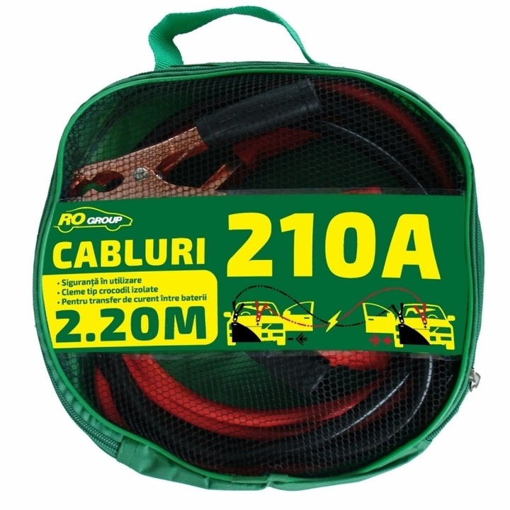 Cabluri pornire auto RoGroup, 210A