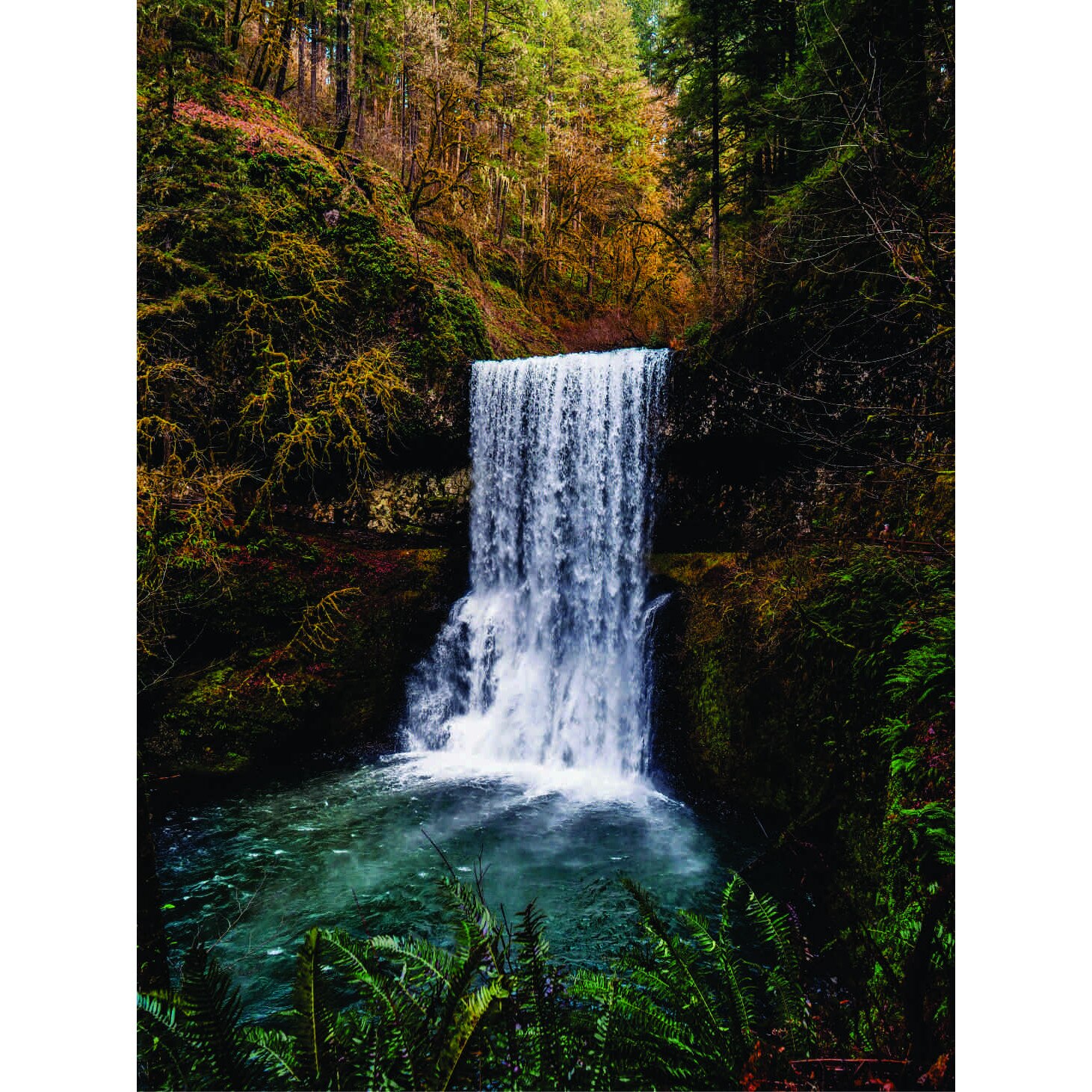 Fototapet Peisaj Cascada, 120 x 160 cm