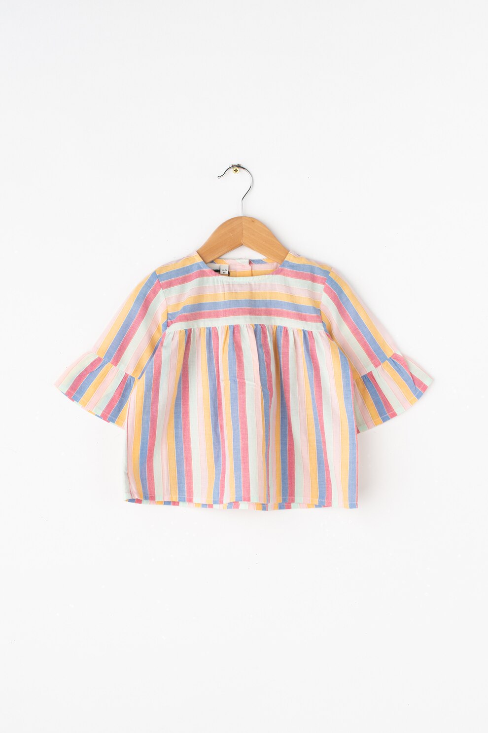 Name it, Bluza cu model in dungi si insertii de fire stralucitoare Darling, Multicolor, 92 CM