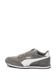 Puma, Pantofi sport cu garnituri de piele ecologica ST Runner 366811-06 Puma, Pantofi sport cu garnituri de piele ecologica ST Runner 366811-06