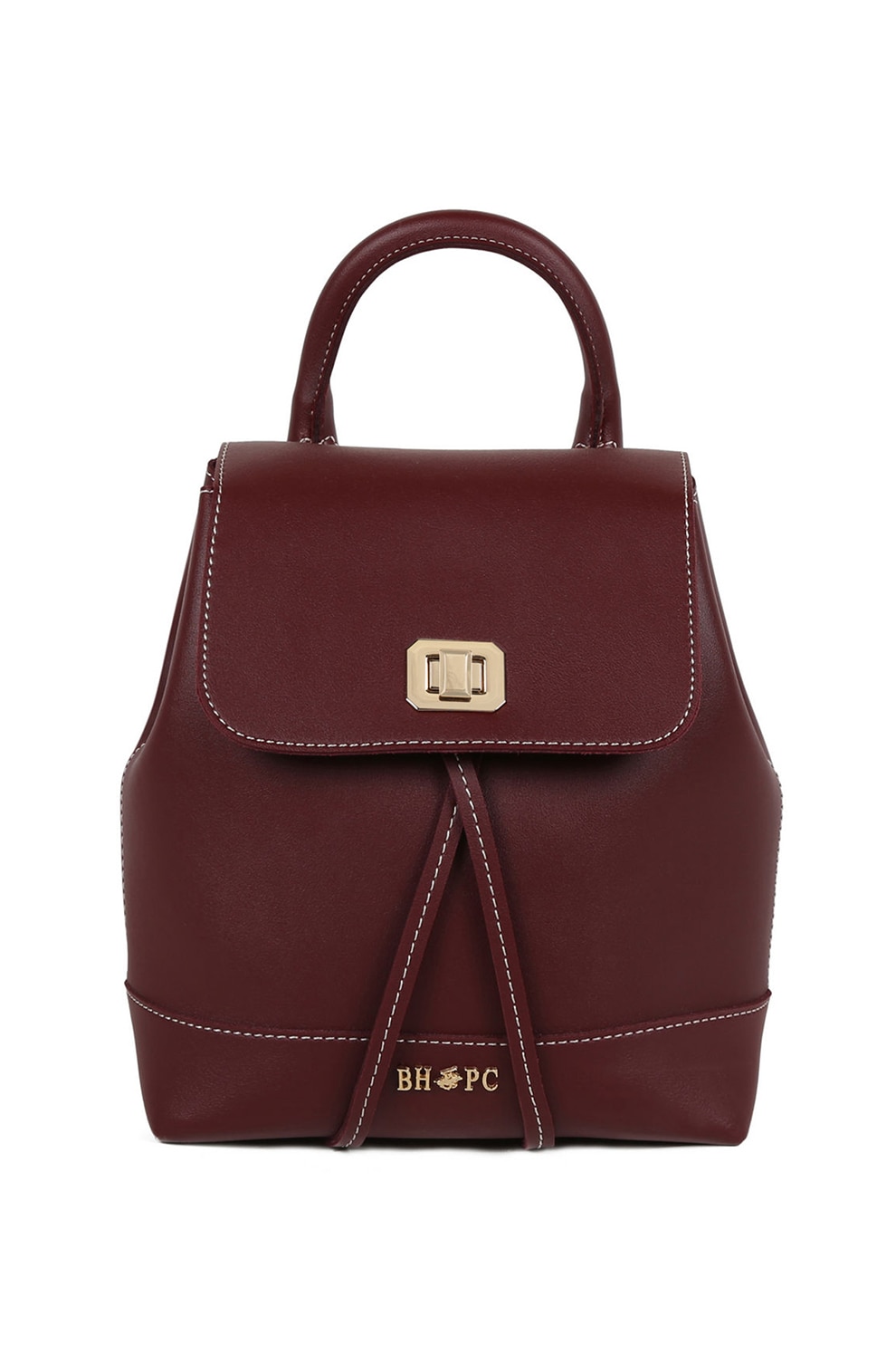 Beverly Hills Polo Club, Rucsac de piele ecologica, Rosu inchis