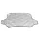 Protectie parbriz, husa geam auto, anti-inghet si parasolar, universal, argintiu FMD166