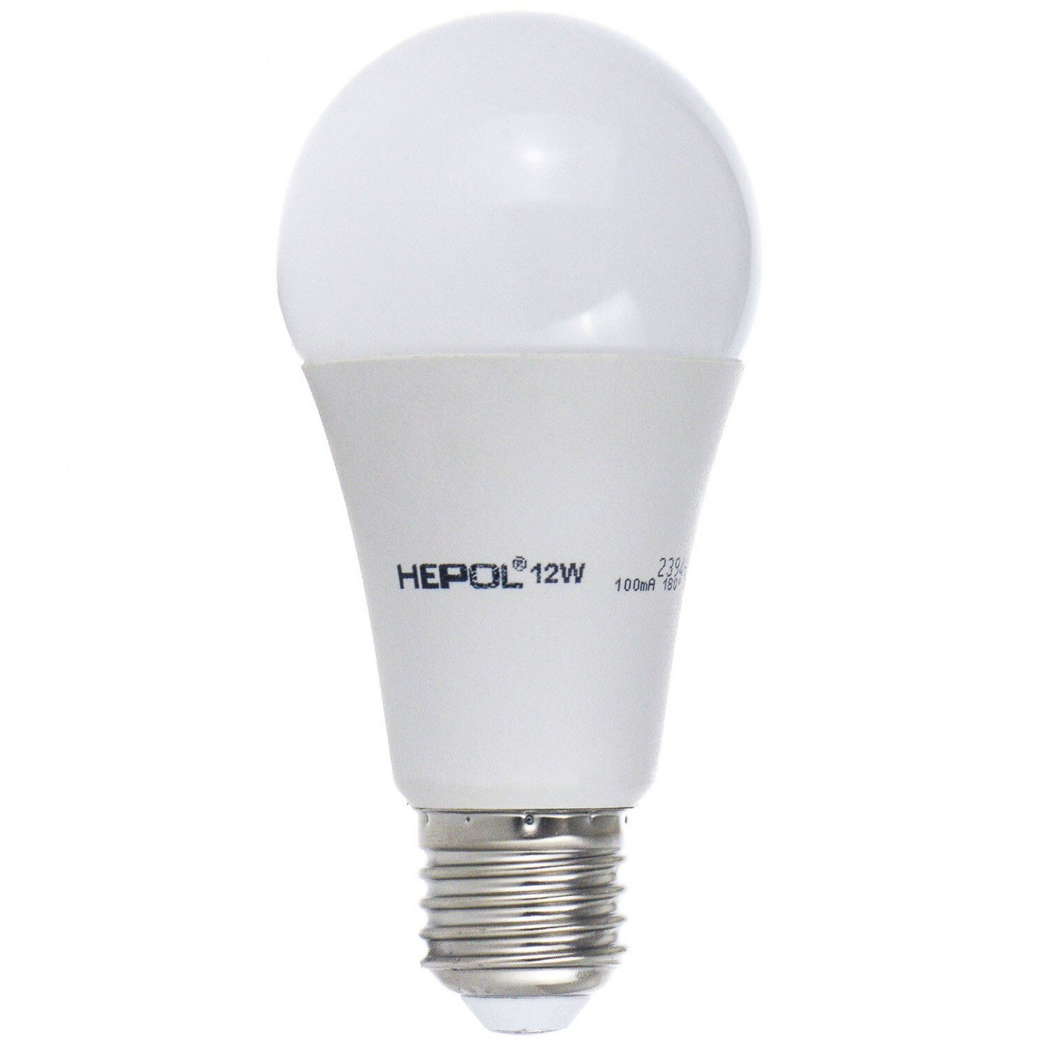 Bec LED Hepol clasic, A60, E27, 12W, lumina calda, AN