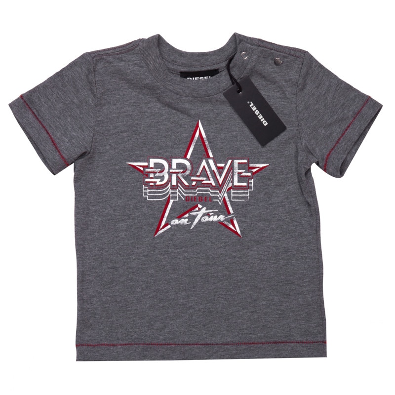 Tricou DIESEL,gri,3 luni