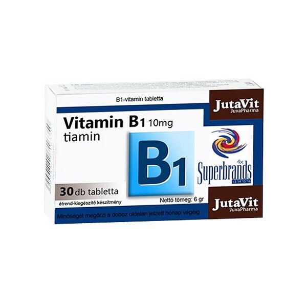 Tablete Vitamine B1 10mg, Jutavit 30buc