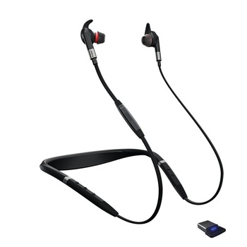 Casca Bluetooth Jabra Evolve 75e MS, stereo, Adaptor USB, trei microfoane, noise canceling, Multipoint, 7099-823-309, rezistent la apa, negru Casca Bluetooth Jabra Evolve 75e MS, stereo, Adaptor USB, trei microfoane, noise canceling, Multipoint, 7099-823-309, rezistent la apa, negru