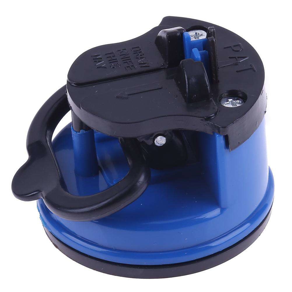 Dispozitiv ascutit cutite cu ventuza , LRTM, albastru