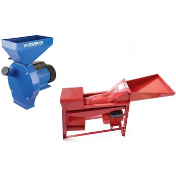 Set - Moara Electrica Cereale, Uruiala si Stiuleti, Putere 3.5 Kw, 3000 Rpm, Bobinaj Cupru + Batoza Curatat Porumb, 1500 Kg/h, Motor 2.2 Kw Set - Moara Electrica Cereale, Uruiala si Stiuleti, Putere 3.5 Kw, 3000 Rpm, Bobinaj Cupru + Batoza Curatat Porumb, 1500 Kg/h, Motor 2.2 Kw