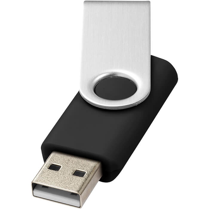 Memorie USB Rotate w/o Keychain Black 16GB