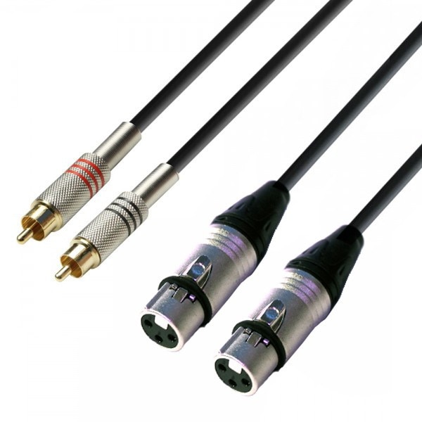 Cablu 2xRCA-2xXLR Mama 1m Adam Hall