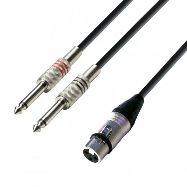 Cablu 2xJack-XLR Mama 3m Adam Hall