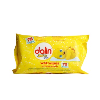 Servetele umede soft & clean 72 buc Dalin Servetele umede soft & clean 72 buc Dalin