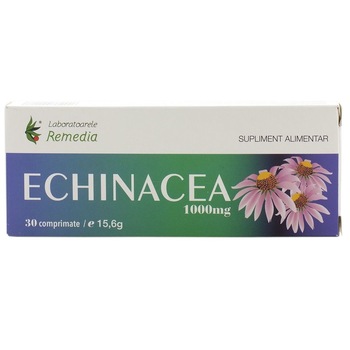 Echinaceea 1000 mg 30 comprimate Echinaceea 1000 mg 30 comprimate