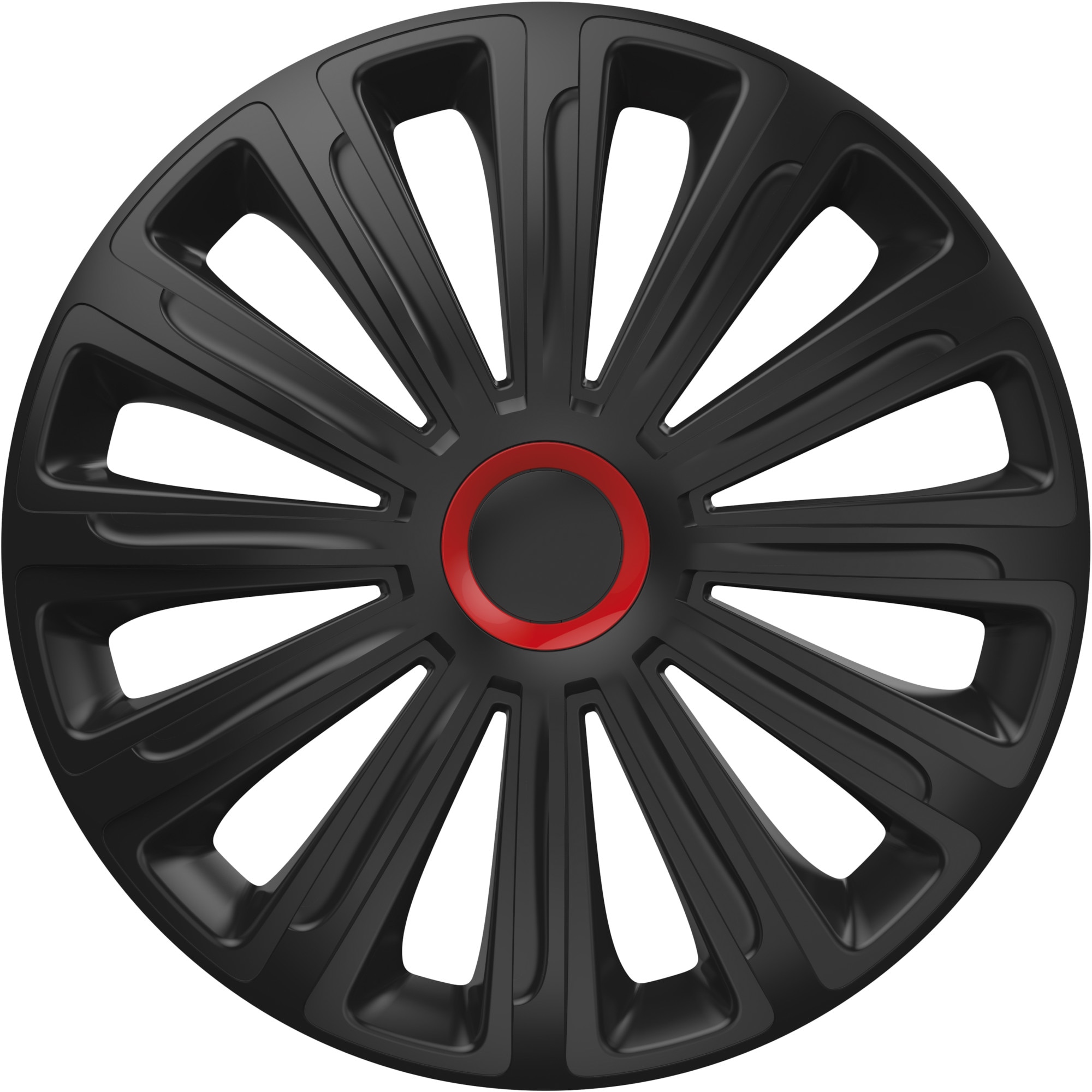 Set 4 buc capace roti Trend black RR (inel rosu) 14