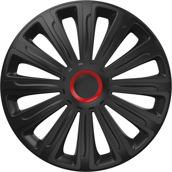 Set 4 buc capace roti Trend black RR (inel rosu) 16 Set 4 buc capace roti Trend black RR (inel rosu) 16