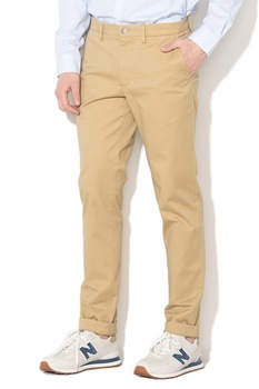 Lacoste Pantaloni chino slim fit, Maro nisip, 44-L32 Lacoste Pantaloni chino slim fit, Maro nisip, 44-L32