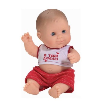Bebelus parfumat Sacha JE T'AIME, 22 cm, Paola Reina Bebelus parfumat Sacha JE T'AIME, 22 cm, Paola Reina