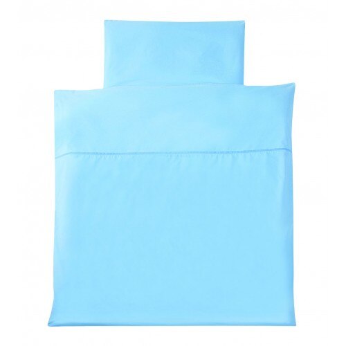 Lenjerie Easy Baby de Pat Uni 80x80 cm, Albastru